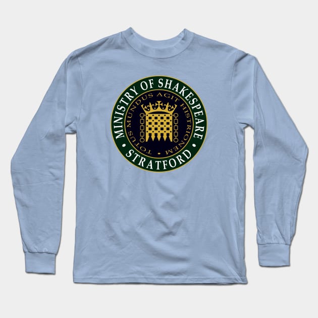 Ministry of Shakespeare Long Sleeve T-Shirt by Lyvershop